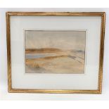 HARRY HINE (1845-1941) 'North Norfolk Coast', Watercolour, Signed with initials and inscribed in