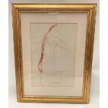 ALEC WILES (b. 1924) Female nude study Chalk Signed and dated '96 39cm x 28cm