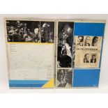 Louis Armstrong 1962 signed programme, also signed by members of his band, framed and glazed,