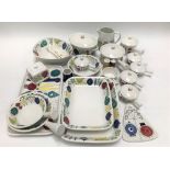 Marianne Westman Rorstrand 'Picknick' pattern collection of tablewares comprising 23 pieces,