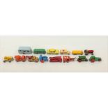 Collection of diecast vehicles by Lesney.
