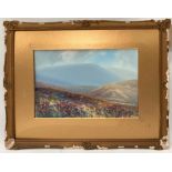 HERBERT WILLIAM HICKS (1880-1944) Dartmoor landscape Gouache Signed 18cm x 27cm
