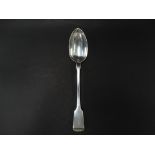 A Victorian silver Fiddle pattern basting spoon, London 1841, length 30cm, weight 4oz approx.