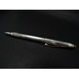 A 925 silver engine turned ballpoint pen by Cross Ireland, length 14.5cm, weight 29.8g approx.
