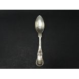 A 19th century French Kings pattern grape spoon, length 14.5cm, weight 31.6g approx.