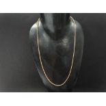 A 9ct. gold rope twist chain, length 60cm, weight 5.9g approx.