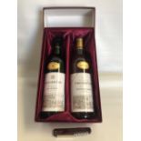 Two bottles of Ernest and Gallo Presentation Reserve Cellar 1989.