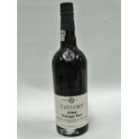 A bottle of Taylor's 1980 vintage port.