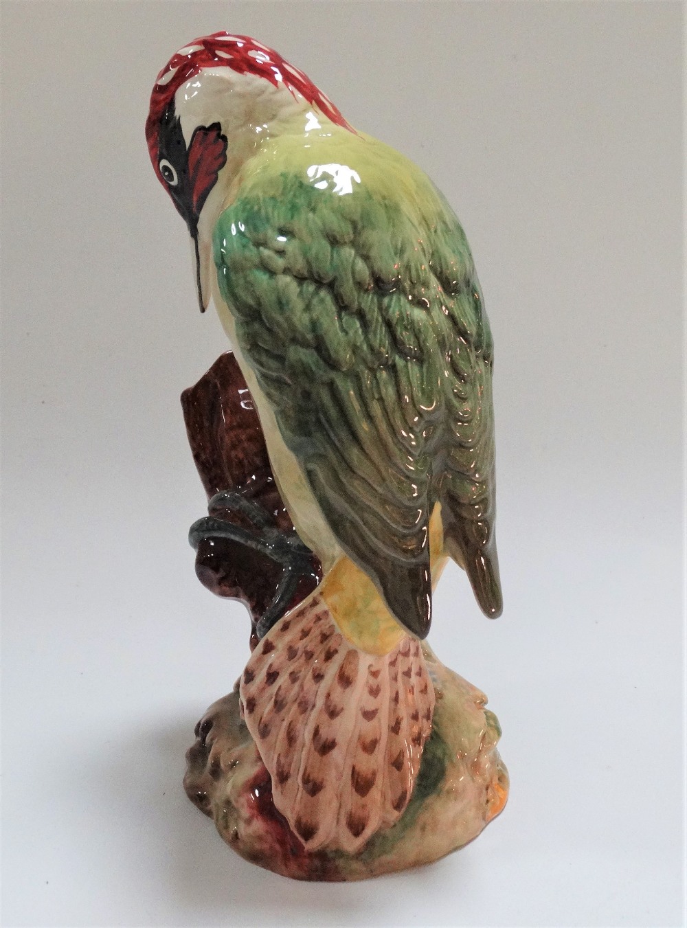 A Beswick Pottery model of a woodpecker No.1218, height 22cm. - Image 2 of 3