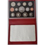 A 2006 Royal Mint Deluxe Proof thirteen coin set, within case.