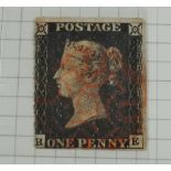Great Britain in four albums, from Penny Black with Penny Plates, but main value in Q.E.II mint (