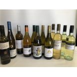 A mixed case of twelve white wines, including Tikohi, The Folly 2008, Double Agent 2012, McPherson