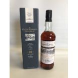 A bottle of Glendronach 18 year old, single malt Scotch whisky, bottle No.002810/92, distilled in