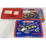 Meccano Set 4, together with a Set 2 and various Evolution Sets.