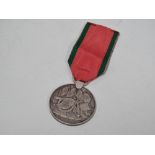 A Turkish Crimea medal, Sardinia issue 'LA CRIMEA 1855', unnamed.