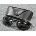 Ray Ban, a pair of sunglasses, marked PS2 Bausch & Lomb W1847 PPAW CE, together with soft case