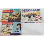 Meccano Super Junior 2/Meccano Mountain Engineer's set 7/Meccano Motorised Construction set.