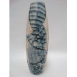 A large Carn Pottery Penzance vase, impressed pottery mark and signed by J. Beusman, height 43cm.