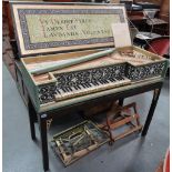 A 20th century copy of an Ottavino spinet by Andreas Ruckers made by Dr R. White of Truro circa