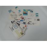 A large collection of Concorde first day covers, including inaugural flights to various global
