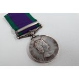 An Elizabeth II Campaign Service medal with South Arabia bar awarded to 23952691 PTE. K.A.