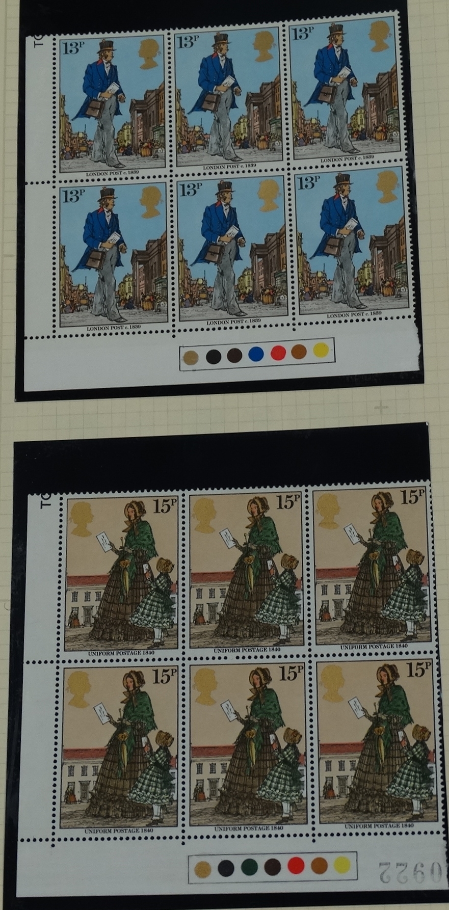 Great Britain in four albums, from Penny Black with Penny Plates, but main value in Q.E.II mint ( - Bild 7 aus 7