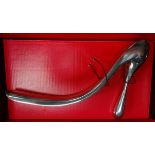 A Manolo Blahnik for Habitat aluminium shoe horn within original box.