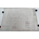 Concorde - An original schematic drawing for the girt flap structure.