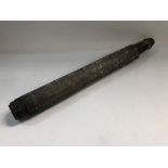 A 19th century brass draw telescope, signed 'JNO Agosti, Falmouth Day or Night', length extended