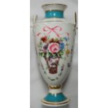 A Minton 'Rose Basket' pattern No.5835 limited edition anniversary twin handled vase, with