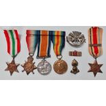 A group of three WWI medals, Great War and Victory medals and 1914-15 Cross awarded to Thomas H.