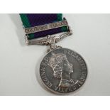 An Elizabeth II Campaign Service medal with Northern Ireland bar, awarded to 24048926 GDSN. J.B.