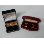 Concorde - A money clip and cufflinks.