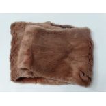 A vintage fur stole.