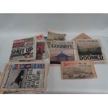 An extensive collection of newspapers and related articles on Concorde stories, including the loss