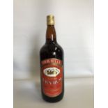 A bottle of 'Four Bells Finest Old Navy Rum' by Challis Stern & Co. Ltd London, 70% proof.