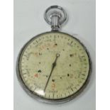 A Waltham military issue 'Admiralty' pattern No.6 stopwatch, the back stamped 'PATT.6 U10314',