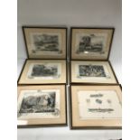 A set of six hunting hand coloured engraved prints after C.H. Weigall, printed by Henry Lea 22