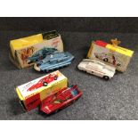 Three Dinky toys, diecast boxed Captain Scarlet and The Mysterons vehicles, including a Spectrum