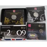 Royal Mint 2012 'Countdown to London 2012 London Olympics' complete collection 2009-2012, comprising