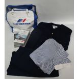 An Air France female crew uniform by Carven, including jacket, skirt and shirt, together with an Air