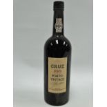 A bottle of Cruz 1989 vintage port.