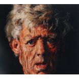 ROBERT OSCAR LENKIEWICZ (1941-2002) Portrait Of An Elderly Man Print 22.5 x 26cm