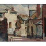 JOHN ANTHONY PARK (1880-1962) A.R.R. A Street Bit, St Ives Oil on board Signed