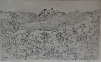 After Anthony Gross Little Serigual Landscape Etching Signed, inscribed and editioned 41/75 22 x