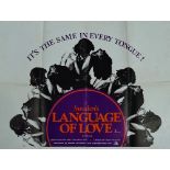 Sweden's Language Of Love UK Quad poster 760 x 1010mm