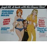 There's A Girl In My Soup UK Quad poster 760 x 1010mm