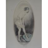 20th Century French School Saucy Ladies Etching and aquatint, a trio Each indistinctly signed Each