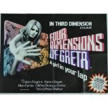 Four Dimensions Of Greta UK Quad poster 760 x 1010cm
