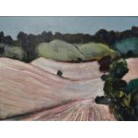 ERIC HAINS (1913-2005) North Downs I Oil on board Signed Inscribed to verso 26 x 35cm
